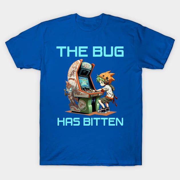 Video games gamer arcade the bug has bitten T-Shirt by Antzyzzz